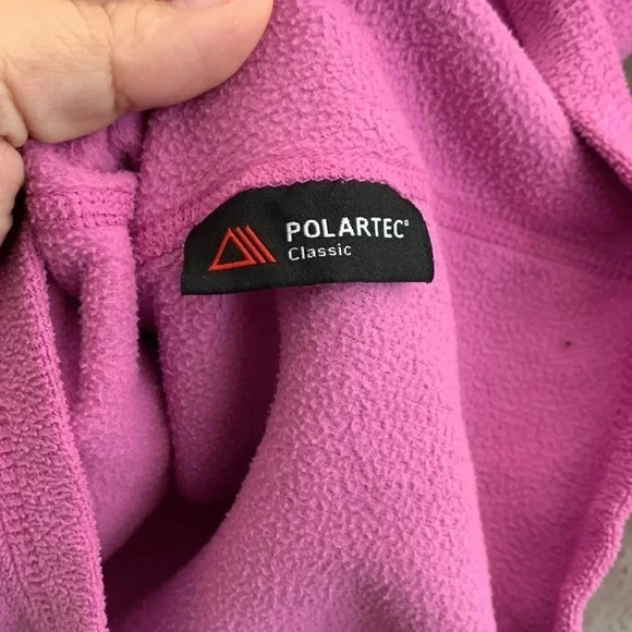 The North Face Half Zipper Fleece Sweater Pullover Purple Size Small - Picture 5 of 6